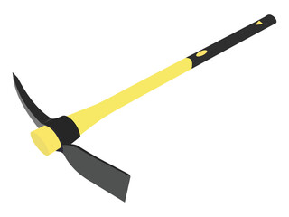 Pickaxe tool isolated vector illustration
