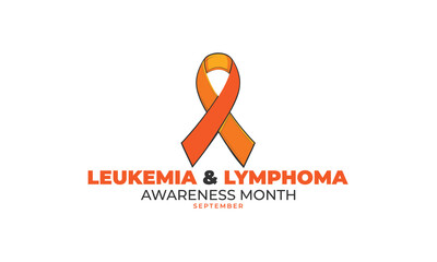 Leukemia  lymphoma month. background, banner, card, poster, template. Vector illustration.