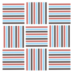 Modern Geometric Striped Tiles Arrangement Seamless Background Decorative Surface Pattern