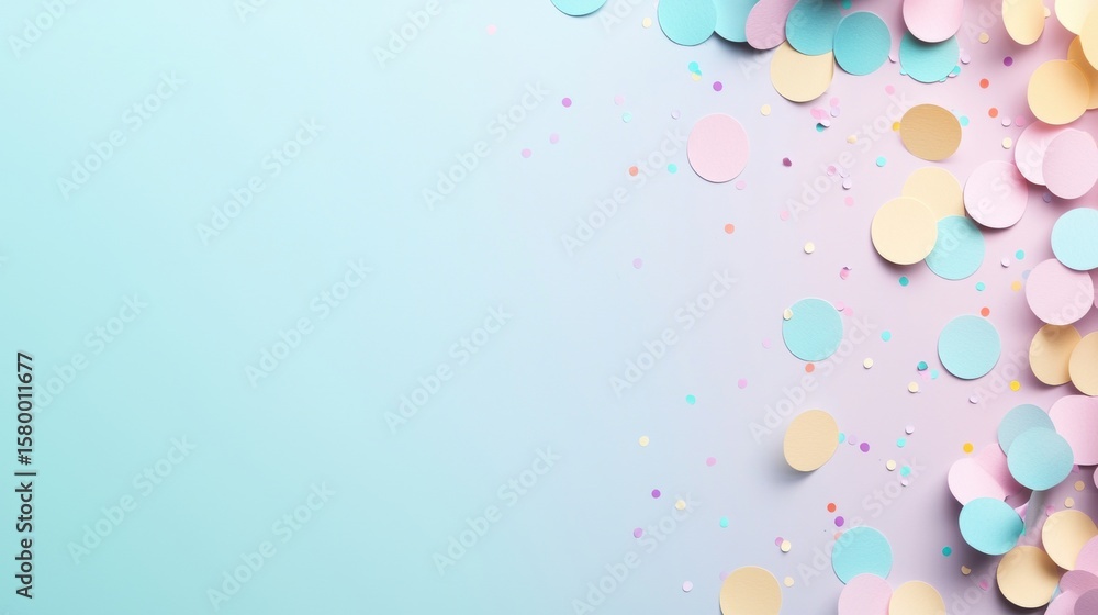 Poster gradient rainbow backgrounds confetti copy space smooth rainbow gradient blended with shiny confetti