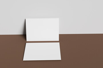 Blank Elegant Certificate Mockup Design