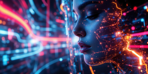 Dignified Technological Transition Just innovation visualization showing inclusive advancement patterns, equitable progress abstract, ethical evolution in respectful adaptation design