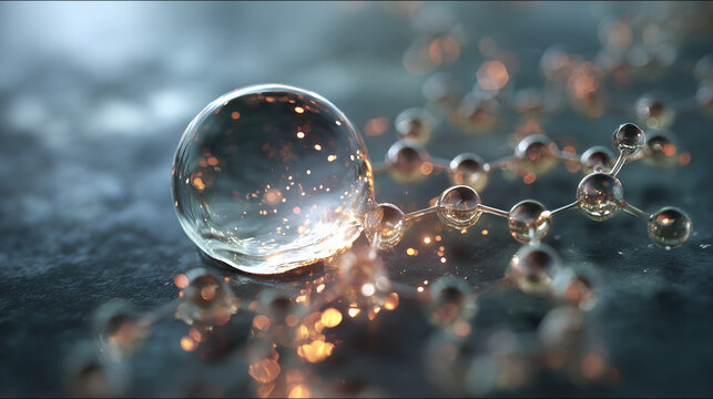 water drops chamical molecule atomic cell gene geneatic dna science biology