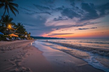 Tranquil Twilight Sounds at Hua Hin Beach