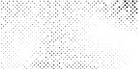 Dotted gradient halftone background. Horizontal seamless dots pattern in pop art style. Abstract modern stylish texture. modern dot background