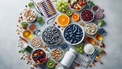 A wide variety of dietary supplement capsules and tablet containers