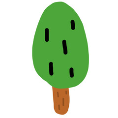 cute tree cartoon