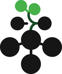 A black and white abstract background with spheres and bubbles for web design elements