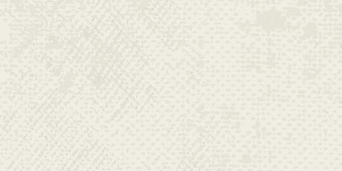 Obraz premium Ecru grain paper texture. Vintage textured background with dots, speckles, specks, flecks and particles. Craft repeating wallpaper. Natural cream grunge surface modern dot