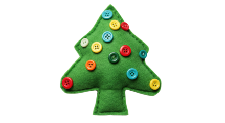 Festive Felt Christmas Tree Decoration.