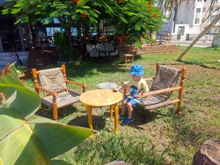 picnic in the garden