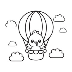 Bold and easy thanksgiving coloring page