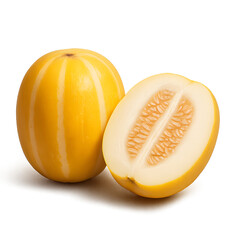 melon isolated on white background