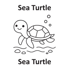 Cute Ocean Animals Vector Set And Underwater Sea Creatures Collection