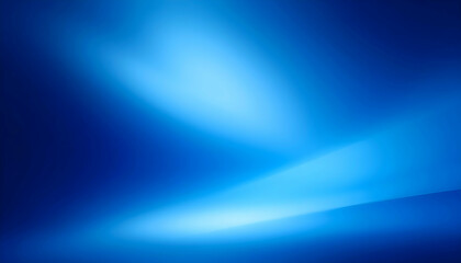 Abstract Blue Gradient Background with Bright Light