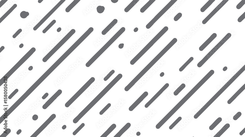 Poster diagonal lines with rounded edge abstract minimal pattern. modern geometric stripe design background