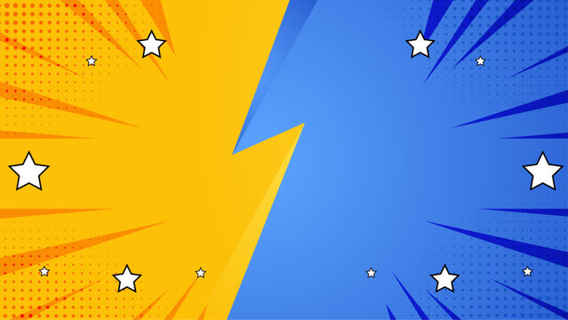 Comic book style background suitable for graphic design projects, website headers, and social media posts with a vibrant aesthetic.