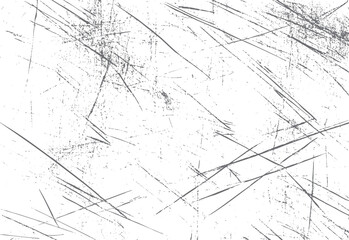 Grunge scratched lines abstract texture background. Chaotic messy scratch pattern. Rough vintage distress surface for overlay use.