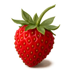 strawberry isolated on white background