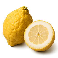 lemon isolated on white