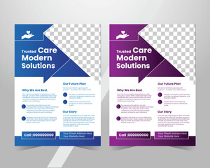 Modern Medical Flyer and Leaflet Templates | Professional Healthcare Brochure Designs for Clinics and Hospitals.
