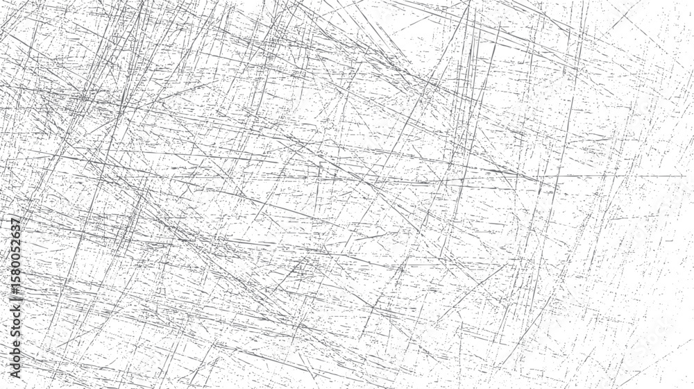 Poster chaotic scratch line texture abstract background. overlapping grunge etching marks in random directi