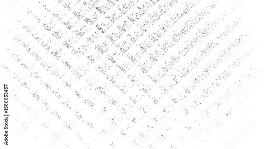 Poster grunge halftone diamond grid texture background. abstract dotted pattern with rough diagonal style. 