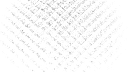 Obraz premium Grunge halftone diamond grid texture background. Abstract dotted pattern with rough diagonal style. High contrast vector for modern design.