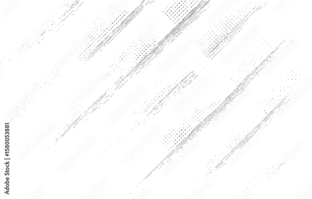 Poster diagonal grunge halftone stroke texture. vintage scratch overlay design with linear streaks. high de