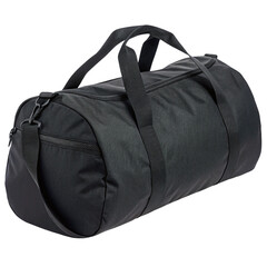Naklejka premium Duffle bag with handles and zipper closure.