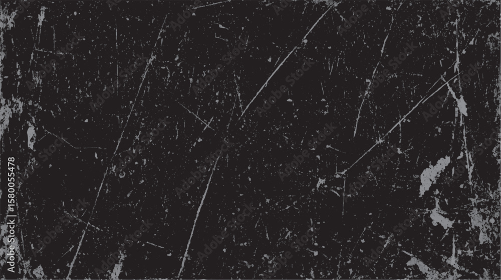 Poster dark scratched grunge texture background. abstract distressed surface with cracks and dust. ideal fo