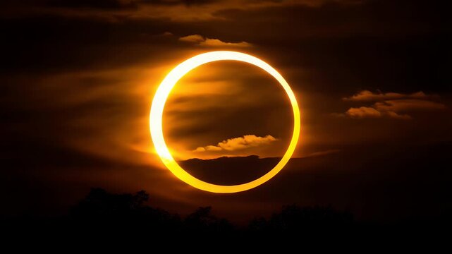 Ring of fire solar eclipse