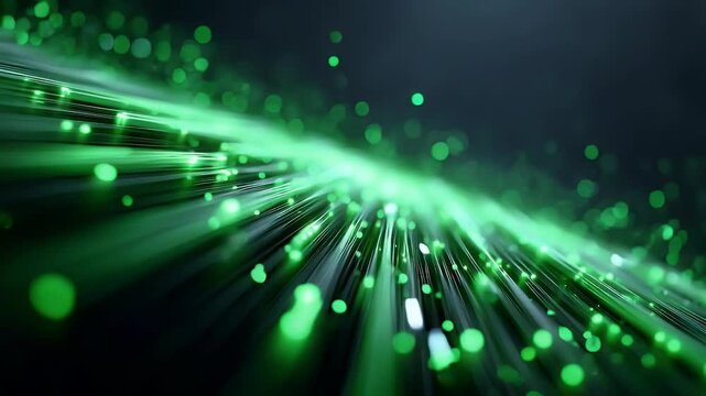 Chaotic streams of green virus code