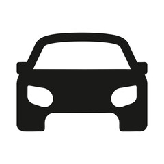 Obraz premium Car Silhouette, Transport, black car silhouette