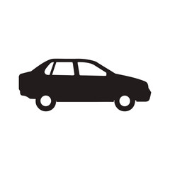 Fototapeta premium Car Silhouette, Transport, black car silhouette
