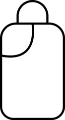 Shampoo icon, vector symbol design A simple line drawing of a Bottle template design elements, Beauty, hair Care and Cosmetics Icon long and healthy hairs, used for mobile apps, web page, graphics