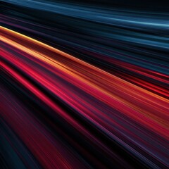 Fototapeta premium Abstract Diagonal Lines, Red and Blue Motion Blur