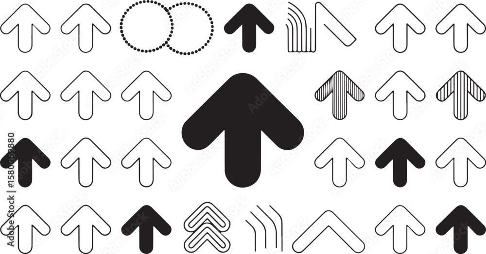 Poster vector illustration of a set of mountain icons on white background with design elements and symbols 