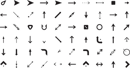Seamless black hand-drawn alphabet letter vector icons and design elements