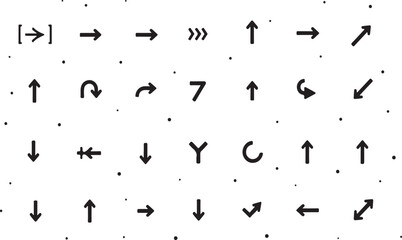 Black and white bird silhouettes flying in a seamless vector sky pattern design