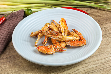 Delicous steamed Spider crab Claws