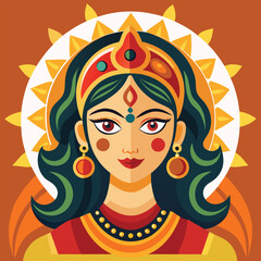 hindu god cartoon illustration