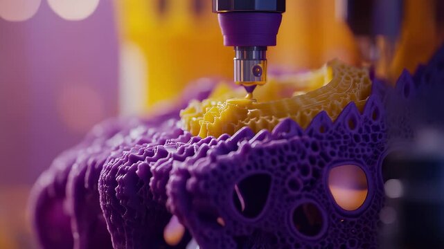 3D Printer Precisely Manufactures Complex Structures