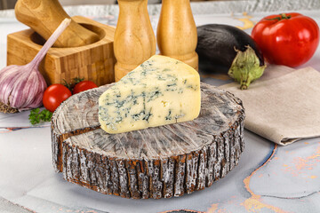 Dor blue cheese with mold