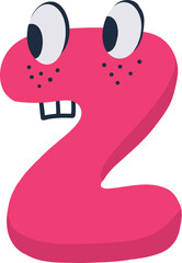 Funny kawaii uppercase letter alphabet creative typography design for children education vector illustration. Colorful funky abc font typeface with comic faces for nursery or kindergarten kids