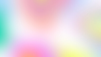 Colorful Gradient, Holographic Background, Blurred, Abstract, Design, Retro, Spectrum, Soft Light, 