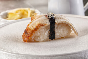 Japanese cuisine - sushi with eel