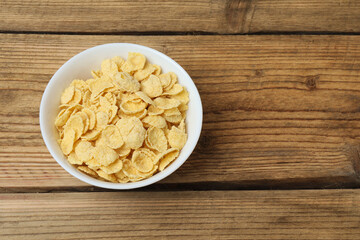 flakes with milk for breakfast