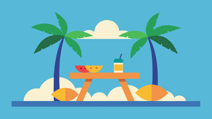 Obraz premium tropical beach scene