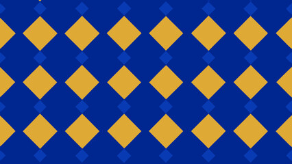 Blue and yellow striped seamless pattern with a retro geometric texture, perfect for a vintage fabric design or decorative wallpaper